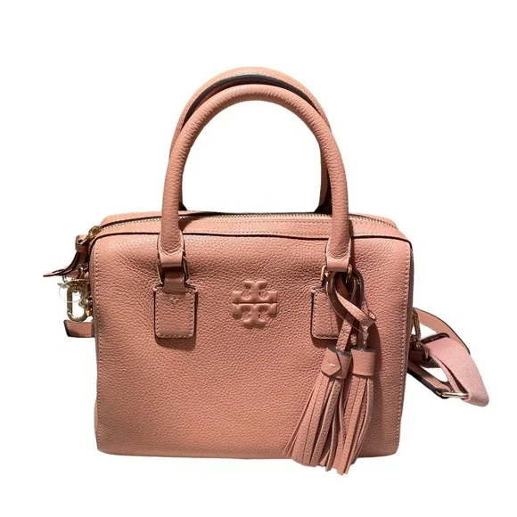 Tory Burch Bags Tory Burch Thea Mini Web Satchel Pink Moon